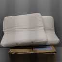 Chair Cushions Set of 2, Dinning Chair Cushions, Kitchen Chair Cushion, Chair Pads for Dining Chairs, Removable Cover, Machine Washable, Non-Slip Bottom (18 x 18 x 1.8 inch) ([Cotton Linen] - Creamy White)