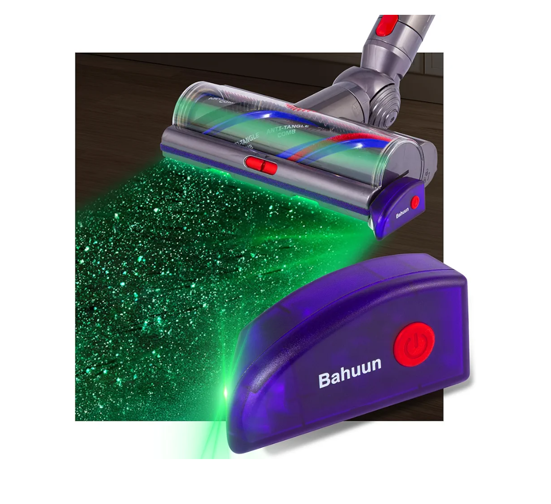 Vacuum Cleaner Dust Display LED, Compatible with Dyson & All Vacuum Cleaners,Reveal Microscopic Dust & Illuminate Invisible Pet,Cat,Dog Fur,Vacuum Accessories Upgrade Vacuum Attachment (Purple)