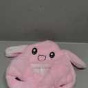 umbresen Bunny Hat Ear Moving Jumping Rabbit Hat Funny Cute Plush Animal Cap with Paws for Kids Women Girl Party Christmas Holiday Birthday Dress up Cosplay Costume Gift (LED Pink)
