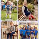 American Trends Kids Toddler Soccer Socks Youth Baseball Softball Football Socks Knee High Accessories for Girls (White)