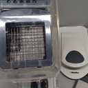 Mueller Pro-Series 10-in-1, 8 Blade Vegetable Chopper, Onion Mincer, Cutter, Dicer, Egg Slicer with Container, French Fry Cutter Potatoe Slicer, Home Essentials & Kitchen Gadgets, Salad Chopper (8 Blade, White Sand/Gray)