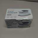 Travel Iron Mini with Steam for Clothes with Dual Voltage, Portable Mini Ironing Machine with Non-Stick Soleplate, Small Iron for Sewing, Quilting and Handcraft