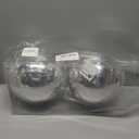 Christmas Ball Ornaments Set, 8 Inch, 6 Inch Large, Extra-Large Giant Hanging (SPN Decor) (Silver Shiny, 8 in (X-Large, Jumbo))