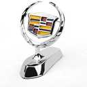 3D Fit Cadillac Emblem Car Logo Front Vehicle Hood Ornament Car Cover Chrome Eagle Badge for Cadillac Escalade XT5 XT6 CT5 CT4Car Accessories