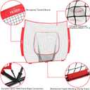 Baseball & Softball Replacement Net (Only Nets, Not Frame) 7-Strand Heavy Duty Knotless Polyester Replacement Baseball Net for Baseball Pitching Hitting and Throwing Practice Fits 7x7FT Size