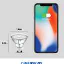 NUOVA GERMANY GU10 LED Light Bulbs Non-Dimmable, 2700K Soft White GU10 Bulb, 5W LED Bulbs with 100Flood Beam Lighting for Kitchen, Range Hood, Living Room, Bedroom, 6 Pack