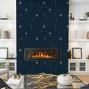 Celestial Star Peel and Stick Wallpaper, Night Sky Self-Adhesive Vinyl Wallpaper for Home Decor 17.7" x 236"