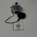 Elite Gourmet EGC724SS Easy Electric Poacher, Omelet Eggs & Soft, Medium, Hard-Boiled Egg Boiler Cooker with Auto Shut-Off and Buzzer, Measuring Cup Included, BPA Free, 7, Stainless Steel