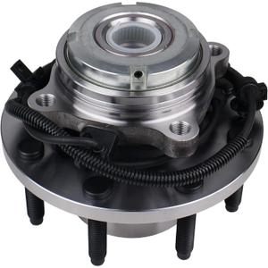 KUSATEC 515020 Front Wheel Bearing and Hub Assembly Compatible with Ford F250/Super Duty, F350/Super Duty 1999-2002, Ford Excursion 2000-2005, 8 Lug Bolts