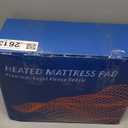 Homemate Heated Mattress Pad TwinXL Size, 5 Heated Setting Coral Fleece Electric Mattress Pad Twin XL, Bed Warmer with Dual Controller & Auto Off 10 Hours, Fit Up to 21 Inch, 80"x39"