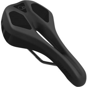 FIFTY-FIFTY Mountain Bike Seat, Comfortable Memory Foam Bicycle Seat, Lightweight Waterproof Bicycle Saddle for Men and Women, Compatible with MTB, Road Bike, E-MTB