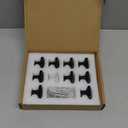 TUNNY 9 Pack Classic Cabinet Konb-Matte Black Furniture Hardware Konb for Kitchen Cabinets Bedroom Furniture Hardware Cabinet Pulls