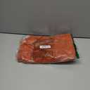 Kotile Burnt Orange Sheer Curtains for Bedroom, Country Rustic Floral Pattern Fall Curtains 63 Inch Length, Rod Pocket Privacy Scalloped Lace Rust Orange Curtain, 52 x 63 Inch, 2 Panels, Orange