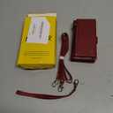 Wallet Case for iPhone 15 with Card Holder/Crossbody Wallet/Strap| RFID Blocking | Magnetic | Kickstand | Detachable | PU Leather Phone Case for iPhone 15,6.1 in,Wine Red