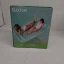 SLOOSH Inflatable Tanning Pool Lounger Float, 85" x 57" Extra Large Pool Floats Adult with Pillow, 4 in 1 Suntan Tub Raft Floatie,Sunbathing Bed Lounge for Water Blow Up Ball Pit Party Gifts, XL-Cyan