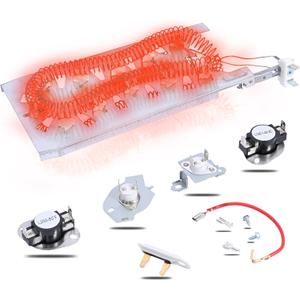 AZ4U WP3387747 3387747 Dryer Heating Element Replaces WP3387749 3387749 3387748 W10832958 W10864898 W11344457 W11045584 & 279816 Thermostat 279973 3392519 Thermal Fuse For Kenmore, Whirlpool, Maytag