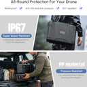 Waterproof Hard Case for DJI Avata 360 Combo, Shockproof Travel Storage Box with Custom Foam for Drone, RC2, G-N3 Goggles, Motion Controller, Charger Hub (Only Case), Single Layer