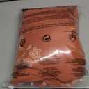 ORTIGIA Linen Shower Curtain Terracotta Farmhouse Vintage Floral Shower Curtains Burnt Orange Boho Rustic Curtains Block Print Cottagecore Decor for Bathroom 72 W x 72 L