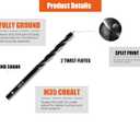 13 PCS 1/16"-1/4" Cobalt Drill Bit Set, M35 HSS Twist Drill Bits, for Hardened Metal, Stainless Steel, Cast Iron, Plastic and Wood(1/16''-1/4'')