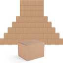 EdenseeLake 40 Pack 7x6x5 inches Shipping Boxes Small Cardboard Boxes for Packing, Moving, Mailing, Brown