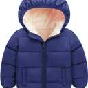 BFUSTYLE Toddler Winter Coats Hooded Infants Fleece Jacket Thickened Jacket for Baby Girls Boys 1-5T