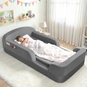 ENITYA Toddler Floor Bed with Mattress Included, No Assembly Needed, X-Large