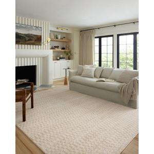 Loloi Kamala Collection KAM-05 Ivory/Natural 7'-10" x 10' Area Rug