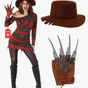 Morph Nightmare Killer Costume Women With Claw Sizes XS-3XL Serial Killer Costume Scary Halloween Costumes Women Halloween Costumes Adults L