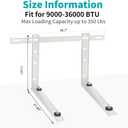 Mini Split Wall Mount for 9000-36000 Btu Condensers - Universal Outdoor Mount for Mini Split Systems