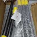 Lawn Leveling Rake - Heavy Duty 30" x 10" Lawn Leveler,Anti-Flip Edge, Adjustable 5FT Handle, Folding Plate for Yard, Soil, Sand, Topsoil Spreader - Garden Ground Top Dressing,Landscaping Tool