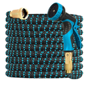 50ft Water Hose - Upgraded Leakproof Lightweight No-Kink Garden Hose, Flexible Expanding Water Hose with Triple Layered Latex Core, Bag and Holder