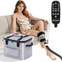 Ice Machine for Knee After Surgery, Portable Cold Therapy Machine, Knee Replacement Recovery System with Programmable Timer, 3 Speeds & 18 Hours Cooling, Pain Relief for Injuries Recovery