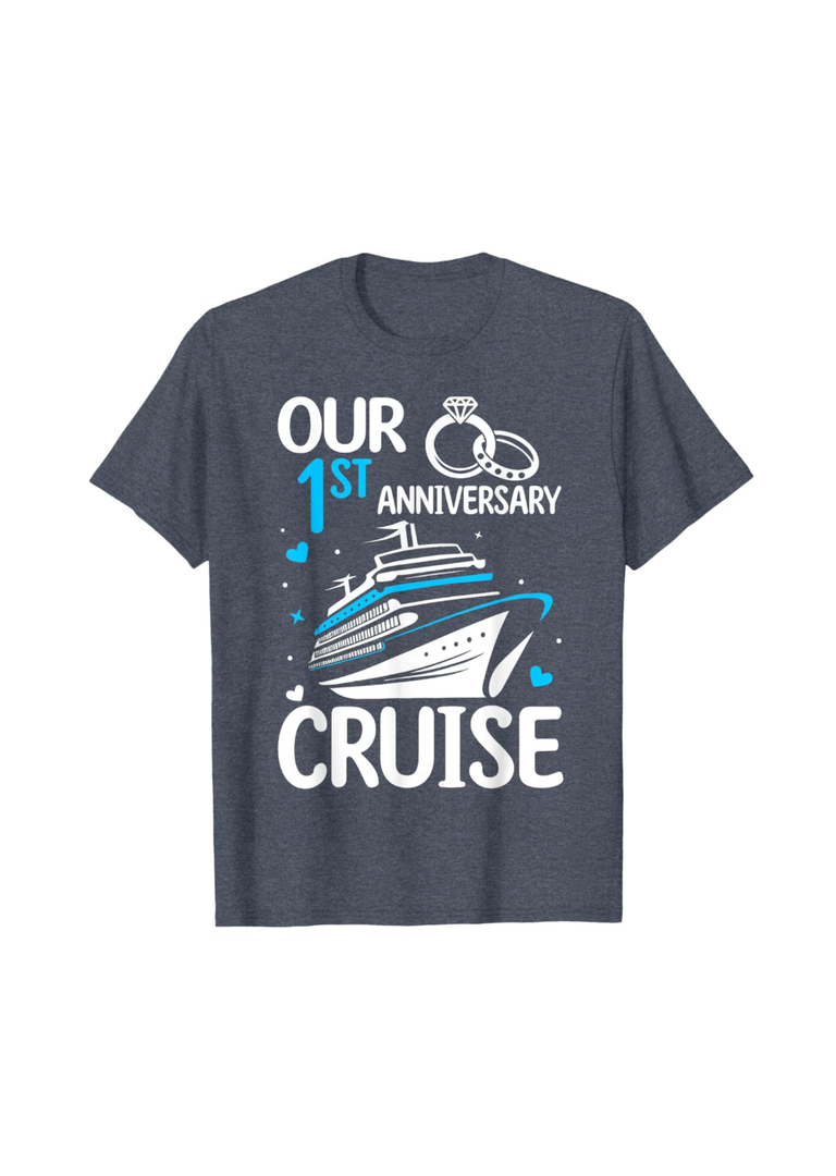 Our 1st Wedding Anniversary Cruise Tee 1 Year Anniversary T-Shirt 2XL