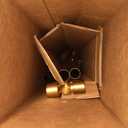 Warm Gold Curtain Rods for Windows 28 to 48", 1-Inch Blackout Curtain Rods with Aluminum Brackets and End Cap Finials, Adjustable Drapery Rods for Sliding Glass Door/ Bedroom/ Kitchen/ Living Room Etc.