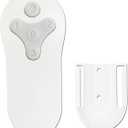 Replacement Ceiling Fan Remote Control KUJCE10311/TR214A, KUJCE10712/TR214B, 2BB78-ITL-F304C Models, 3-Speed & Light Dimmer,Easy to Pairing (Remote Only)