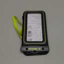 Pelican 2 Pack Marine - IP68 Waterproof Phone Pouch (Regular Size) Floating Waterproof Phone Case - Beach Cruise Ship Travel Essentials - Works w/All Phones - Detachable Lanyard - Black/Hi-Vis Yellow