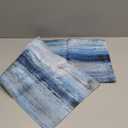 Blue Grey Table Runners Modern Art Farmhouse Linen Table Runners Dresser Scarves Retro Rustic Style for Party Kitchen Dining Table Coffee Holiday Party Decor (Blue Grey, 13"x 71")