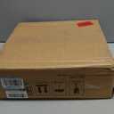 PUSU 15.8" Low Profile LED Ceiling Fans with Light, Reversible Flush Mount with Remote and 6 Winds Speeds Fan Lighting, 3 Colors Dimmable for Bedroom, Garage, Kids, Dinning Room, Kitchen (Black)