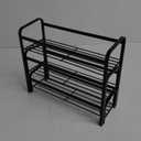 Coffee Syrup Organizer 3-Tier, 12 Bottles Capacity Coffee Syrup Rack, Metal Syrup Stand for Spice, Wine, Liquor, Bottle, Coffee Bar Station Racks Magnetic, No Installation, Black