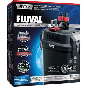 Fluval 307 Perfomance Canister Filter - for Aquariums Up to 70 Gallons - Aquarium Canister Filter