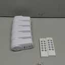 Wireless Remote Control Outlet, TESSAN Electrical Wall Plug with ON/Off Light Switch for Indoor String Lights, Lamps, Home Appliances, 100ft Range (2 Remotes + 5 Outlets)