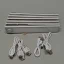 6 Pack Under Cabinet Lights Wireless, 32 LED Motion Sensor Light Indoor Rechargeable Magnetic Closet Lights Battery Operated, Under Counter Lights for Kitchen, Wardrobe, Hallway, Stairs (8inch)