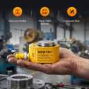 NEWTRY Hydraulic Ram Cylinder 20 ton Lifting Jack Porta Power 0.51” Low Profile Hydraulic Ram Jack Mini, Portable for Shipbuilding, Bridge, Construction