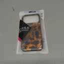 NITITOP Compatible with iPhone 17 Pro Max Case Cute Vintage Leopard Print Tortoise Amber Design for Women Girls Men Boys Hard Back Shockproof Protective Cover - Orange Yellow