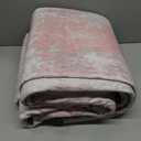 RELEANY Washable Area Rugs 6'x9' Non-Slip Modern Abstract Soft for Living Room Entryway Bedroom Nursery, Print Pattern, Grey Pink
