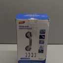 TAILI Shower Grab Bar, 2 Pack 12 Inch Suction Grab Bars for Bathtubs and Showers for Elderly, Shower Handle for Seniors Bathroom Safety Grip, No Drilling Removable,Grey (Gray)