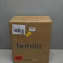 FEMILA Exterior Wall Sconce,2 Packs Outdoor Waterproof Wall Lights Fixture,E26 Socket Wall Lantern for Porch, Anti-Rust Matte Black Finish with Seeded Glass Lampshade,4FD54B-2PK BK