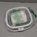 Collapsible Bucket, 5L 1.3Gallon Small Cleaning Mop Buckets for Household Outdoor Car Washing Tub Plastic Foldable Portable Camping Beach Sand Water Pot Pail Space Saving Square