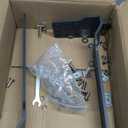 TOPOWN 2PCS Awning Mounting Brackets for Car Roof Rack, Roof Rack Awning Bracket L-Shaped, Awning Mount Brackets Fits 180 Awning / 270 Awning, Awning Mounting Bracket for Cross Bar Heavy Duty