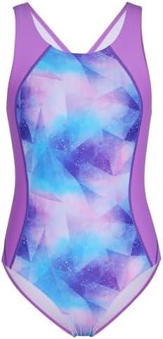 beautyin Girls One Piece Swimsuits Size 16 Athletic Racerback Bathing Suit